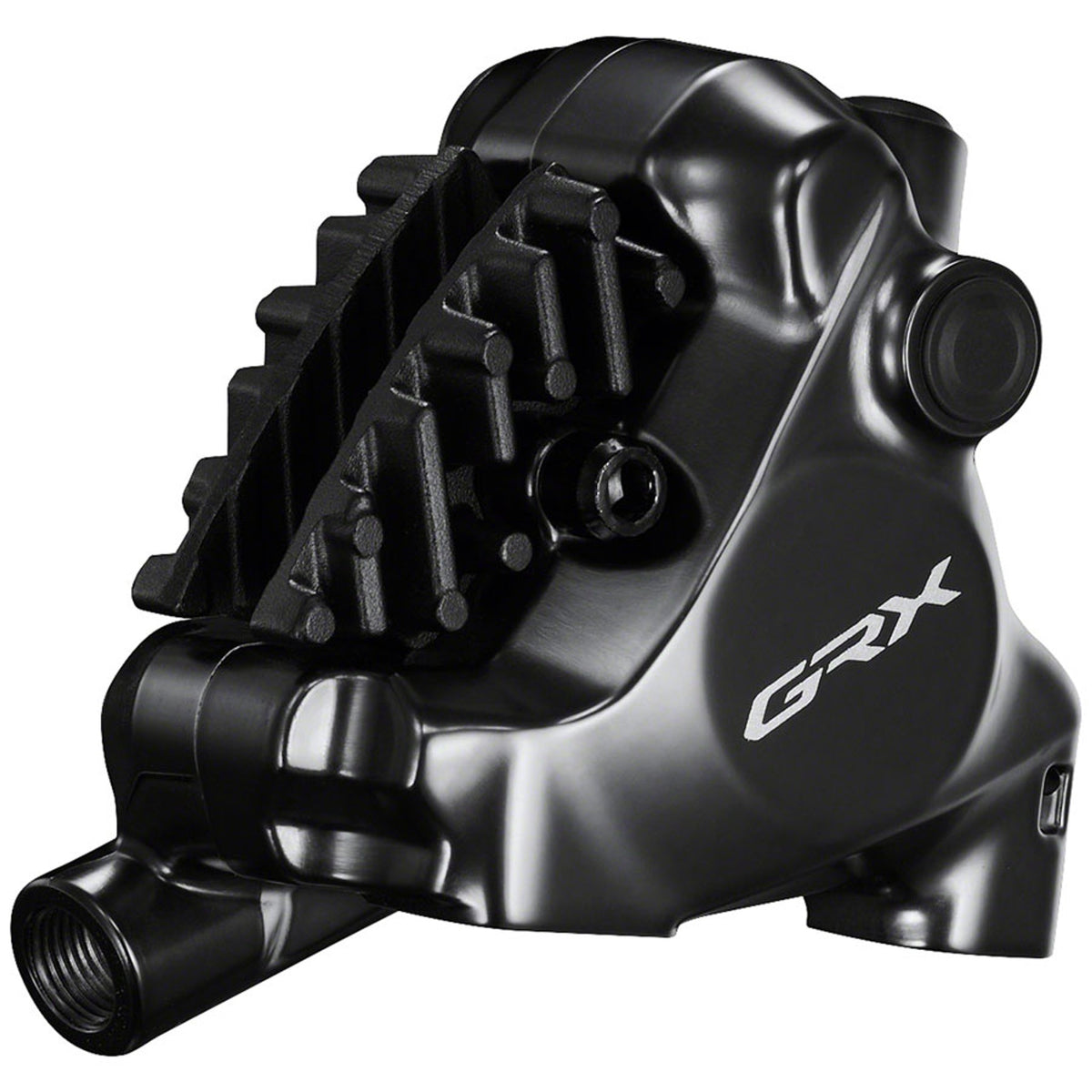 GRX BR-RX820 Hydraulic Disc Brake Caliper - Front, Flat-Mount, W/Bracket for 140/160mm Rotor (Assembled for 160mm)