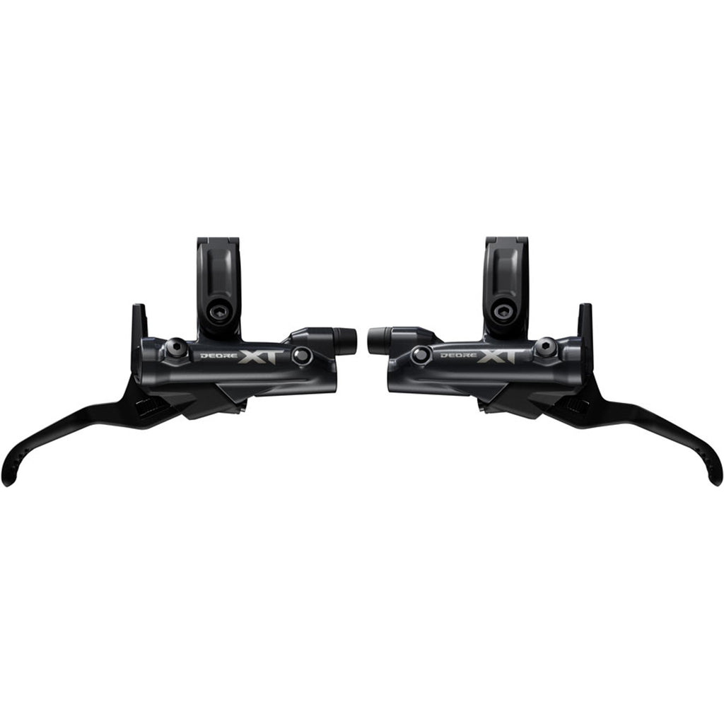 Deore XT M8200/8220 Disc Brake Upgrade Kit - Right and Left BL-M8200 Levers, Post Mount, Front and Rear BR-M8220 4-Piston Calipers