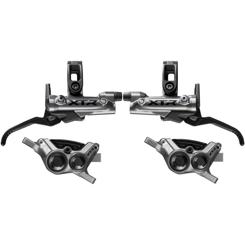 XTR M9220 Enduro Disc Brake Upgrade Kit - Right and Left BL-M9220 Levers, Post Mount, Front and Rear BR-M9220 4-Piston Calipers