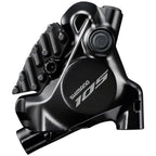 105 BR-R7170 Road Hydraulic Disc Brake Caliper - Rear or Front (Front use requires adapter-Sold separately), Flat Mount, Resin Pad