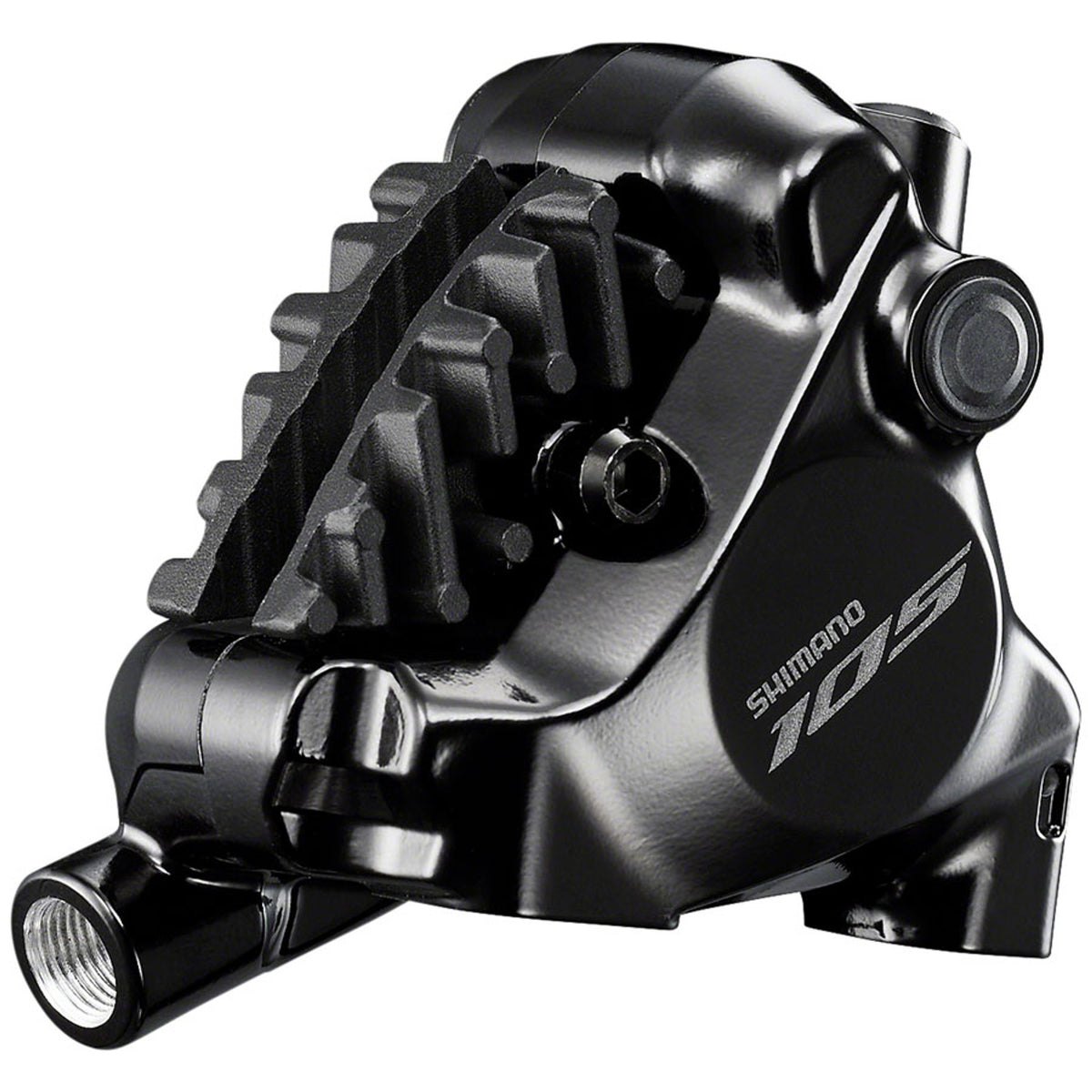 105 BR-R7170 Road Hydraulic Disc Brake Caliper - Rear or Front (Front use requires adapter-Sold separately), Flat Mount, Resin Pad