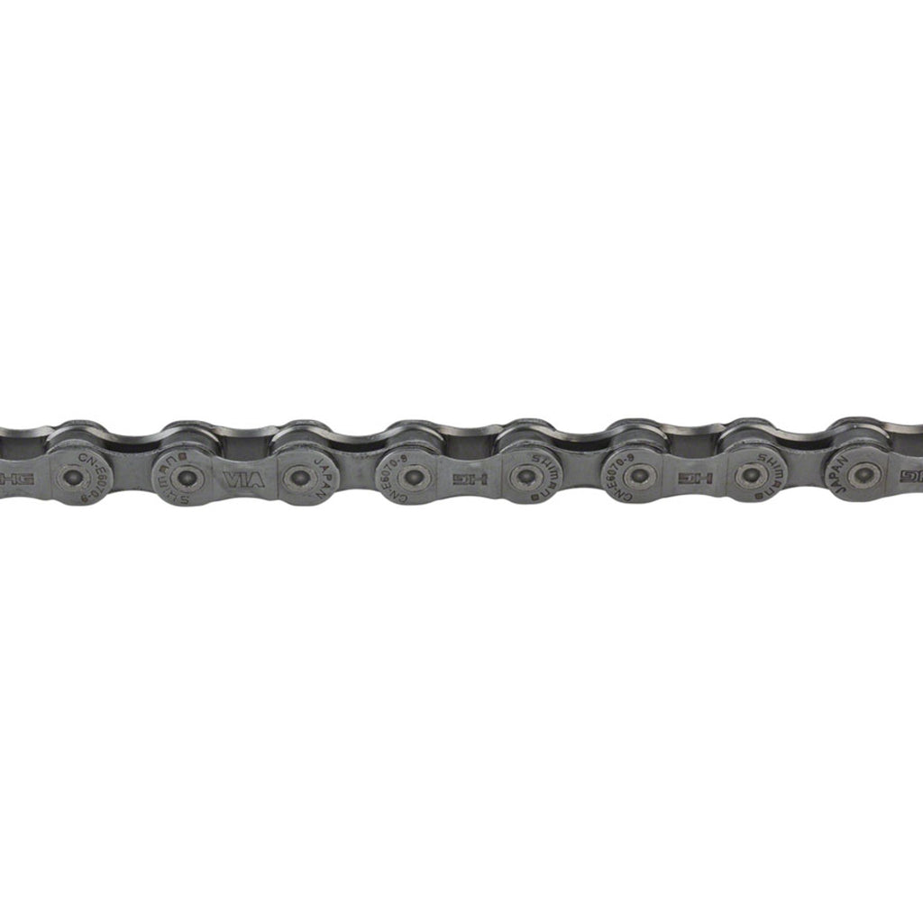 STEPS CN-E6070-9 Ebike Chain - 9-Speed, Gray, Gray