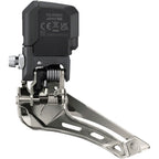 GRX FD-RX825 Di2 Front Derailleur - 2x12-Speed, Braze-on, Down Swing, For 46-48t Max, Black/Silver