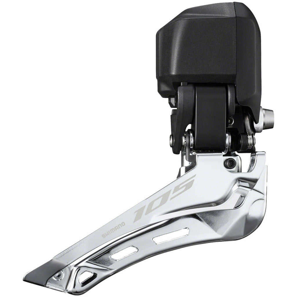 105 FD-R7150 Di2 Front Derailleur - 2x, For 2x12-Speed, Braze-On, Down-Swing, Black
