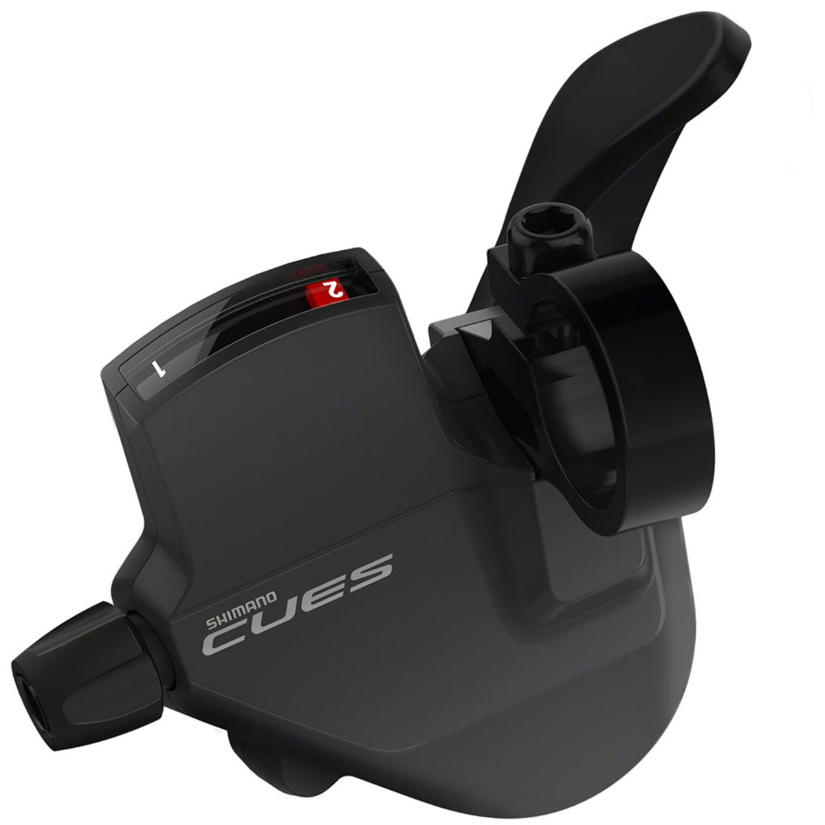 CUES SL-U4000-L Shifter - Left, 2-Speed, Rapidfire Plus Mono, Optical Gear Display, Black