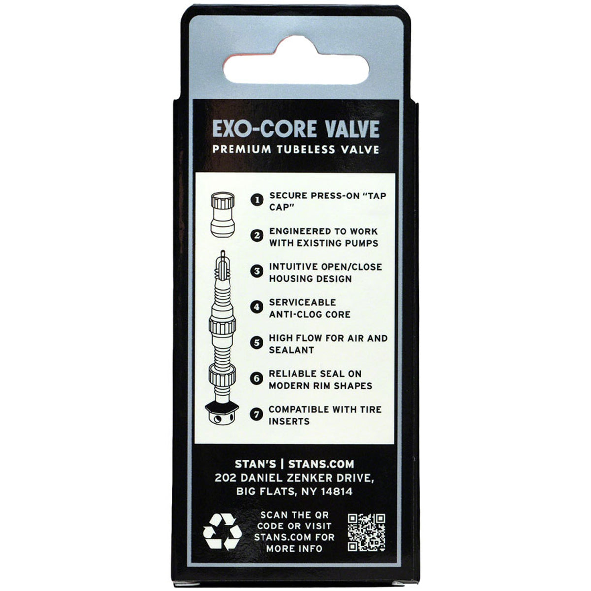 Tubeless Exo-Core Valves